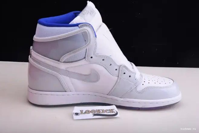 Cheap Kickmax Retro CK6637-104 Zoom White Racer 1 Air High Blue Jordan 0409